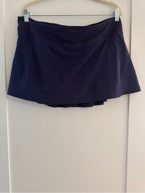 Lululemon Circuit Breaker II Skirt Twilight Blue Navy size 12